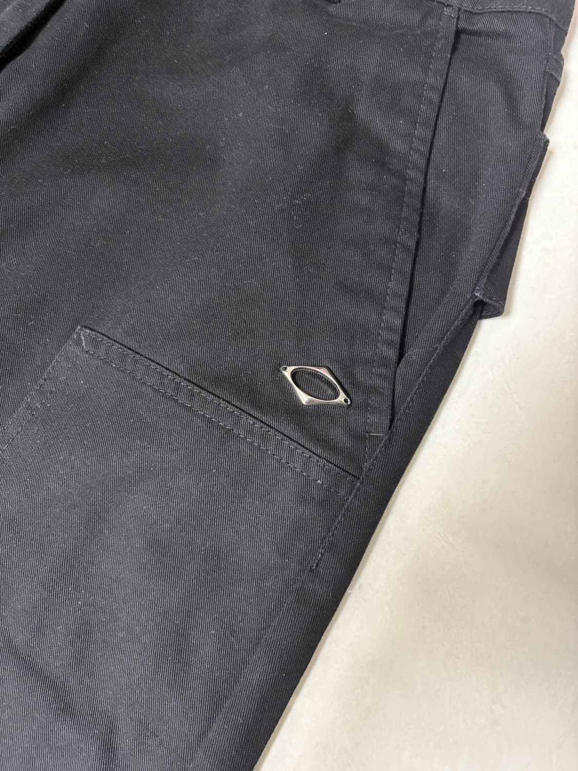 미스치프 에이프런 포켓 워크팬츠 블랙  상품이미지7