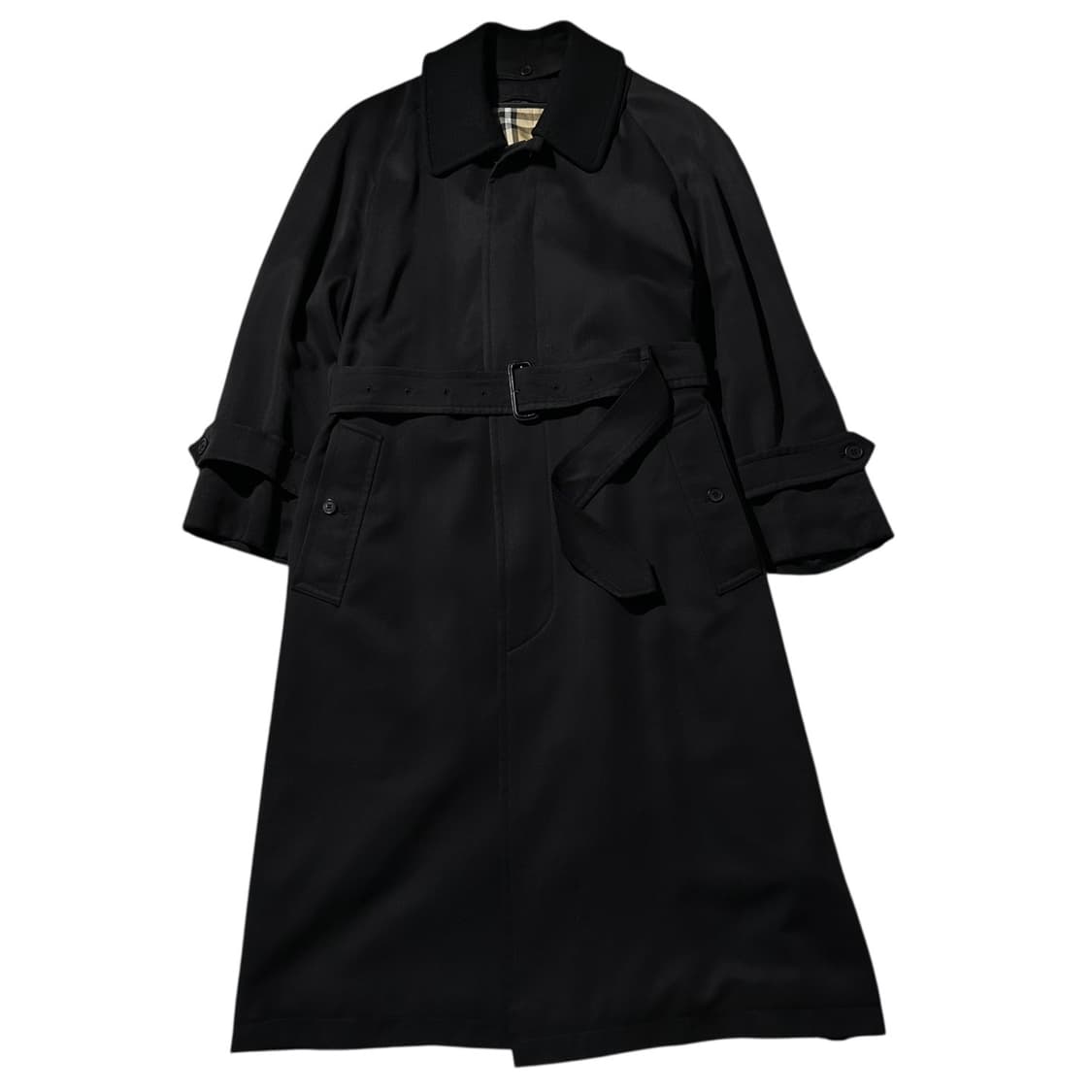 버버리 울카라 로브 싱글 트렌치 코트 블랙 상품이미지2