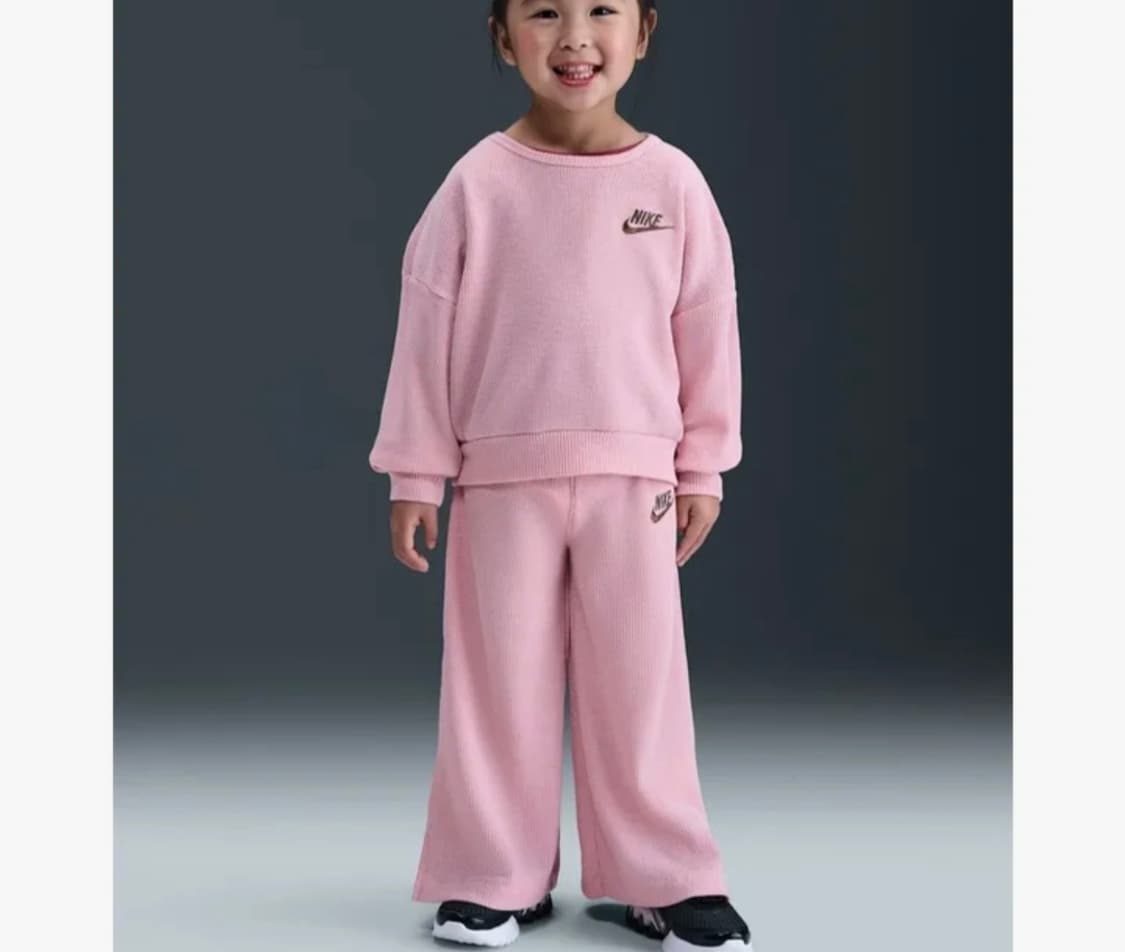 나이키 키즈 핑크 맨투맨 세트 2T 상품이미지3