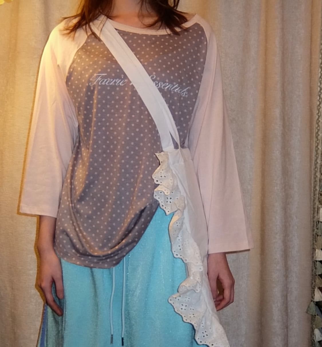 샵페어리 도트 레글런티 핑크 상품이미지1