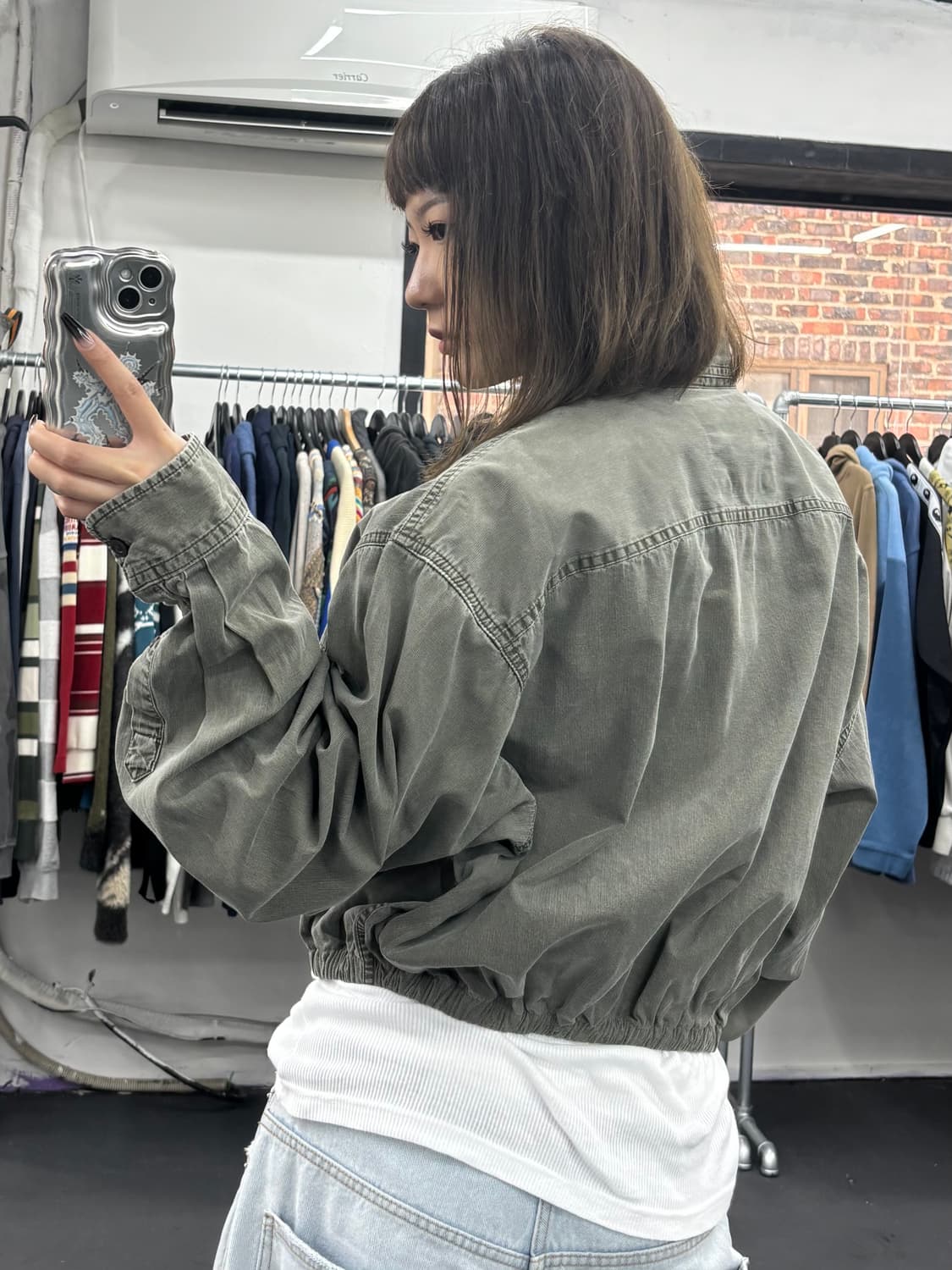 VTG 멀티포켓 크롭 데님자켓 상품이미지4