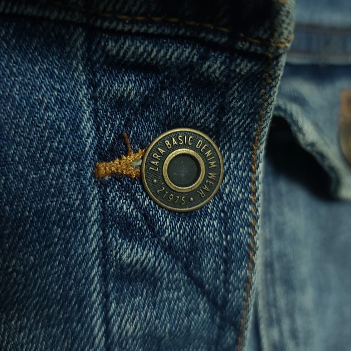 S ) 자라 여성 워싱 청자켓 상품이미지3