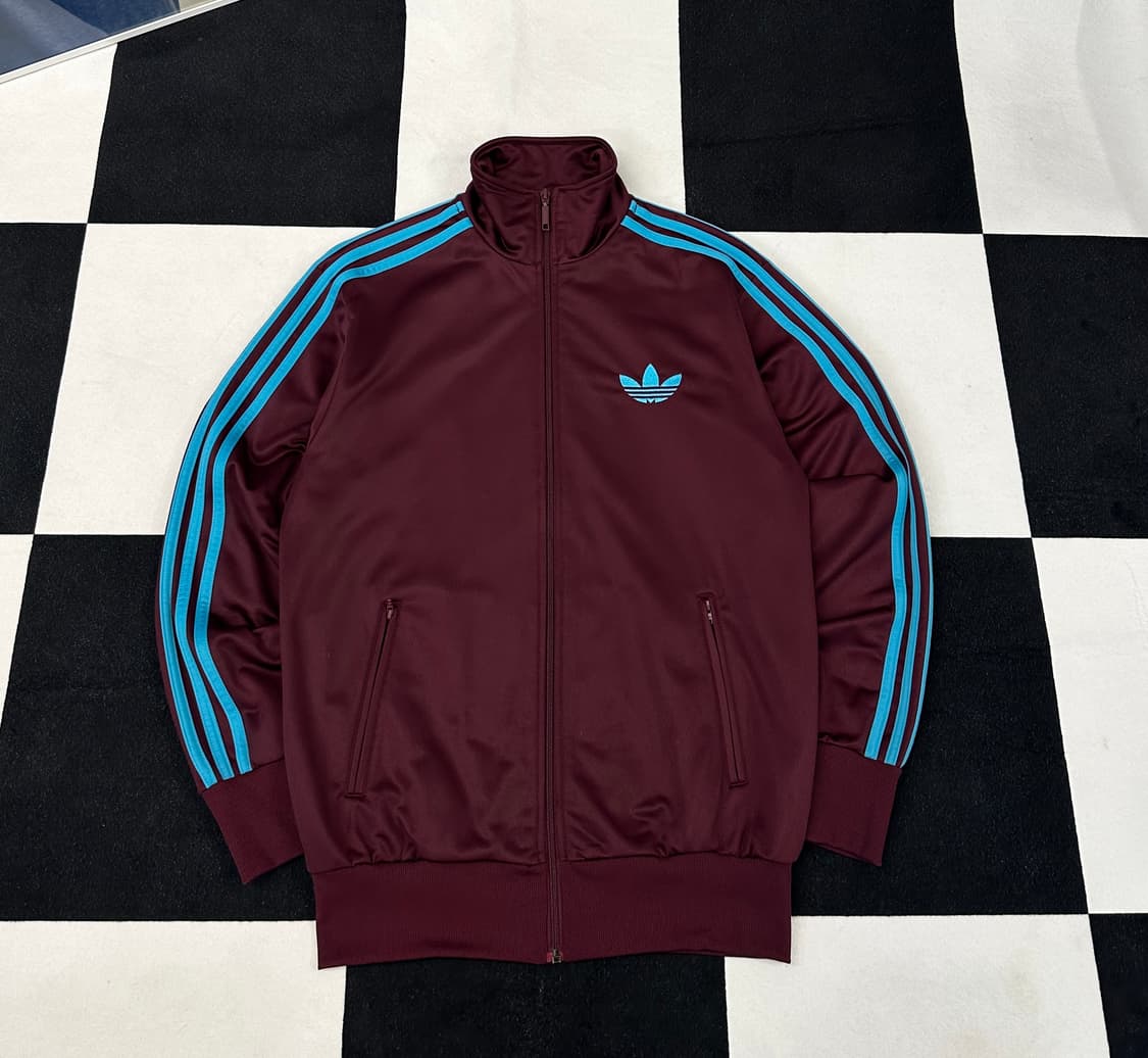아디다스 민트 버건디 트랙탑 저지 M 상품이미지1