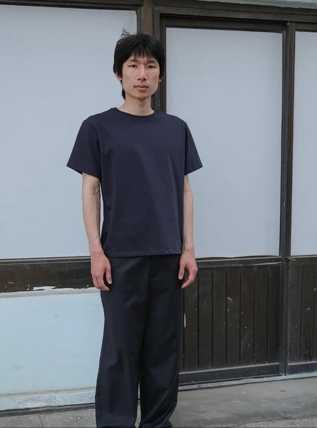 하프시코드 테일러드 트라우저 미드나이트 3사이즈 상품이미지1