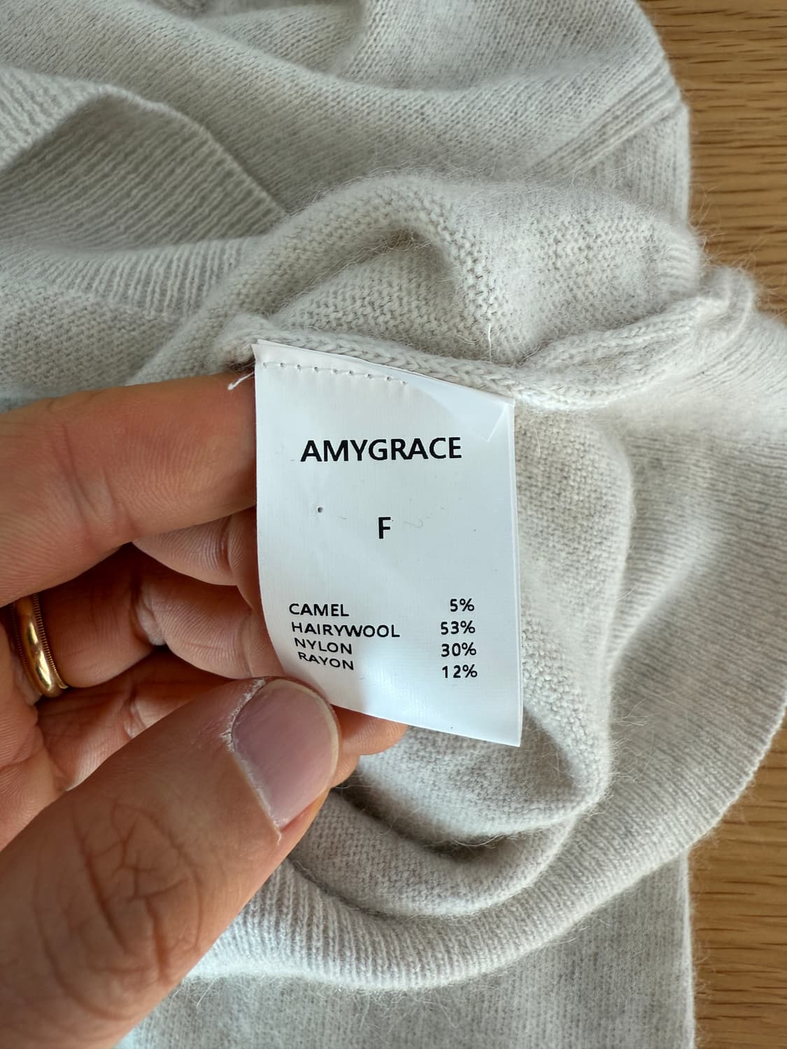 에이미그레이스(AMYGRACE) 헤어울 니트 상품이미지6