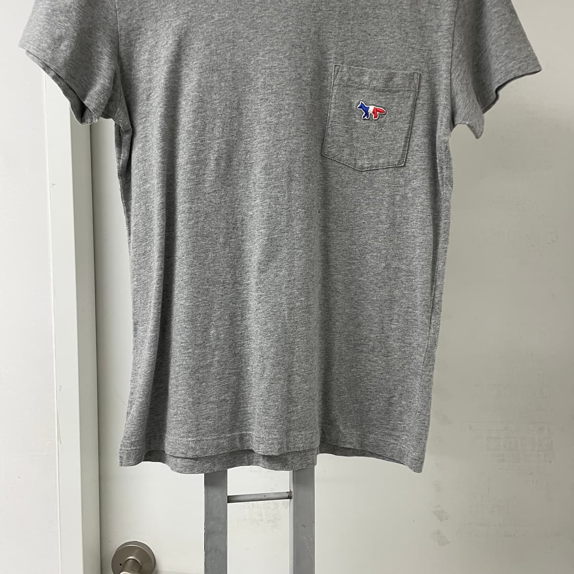 메종키츠네 반팔 티셔츠 그레이 M(W) 상품이미지3