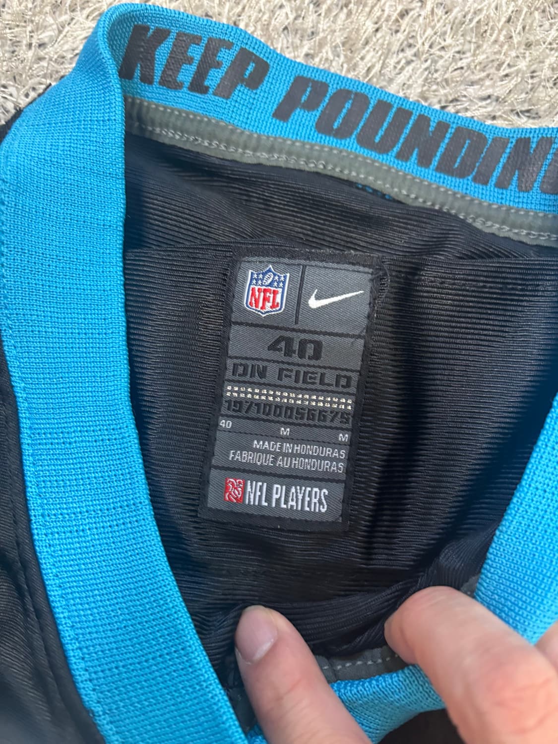 나이키 NFL 캐롤라이나 팬더스 13번 레플리카 사이즈 105 상품이미지5