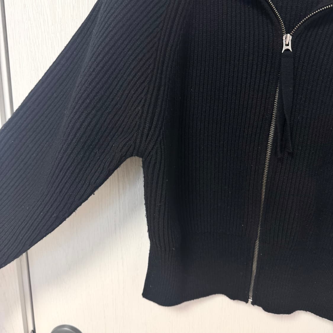 지컷 세일러 카라 니트 집업 상품이미지4