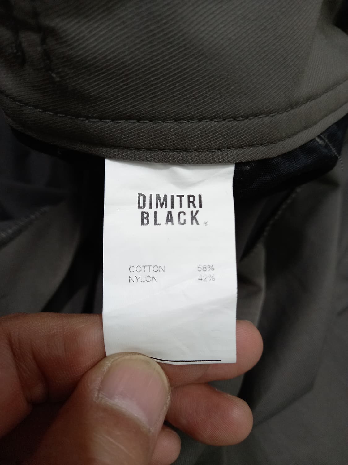 32 DIMITRI BLACK  투턱 와이드 면바지 다크브라운32-249 상품이미지8