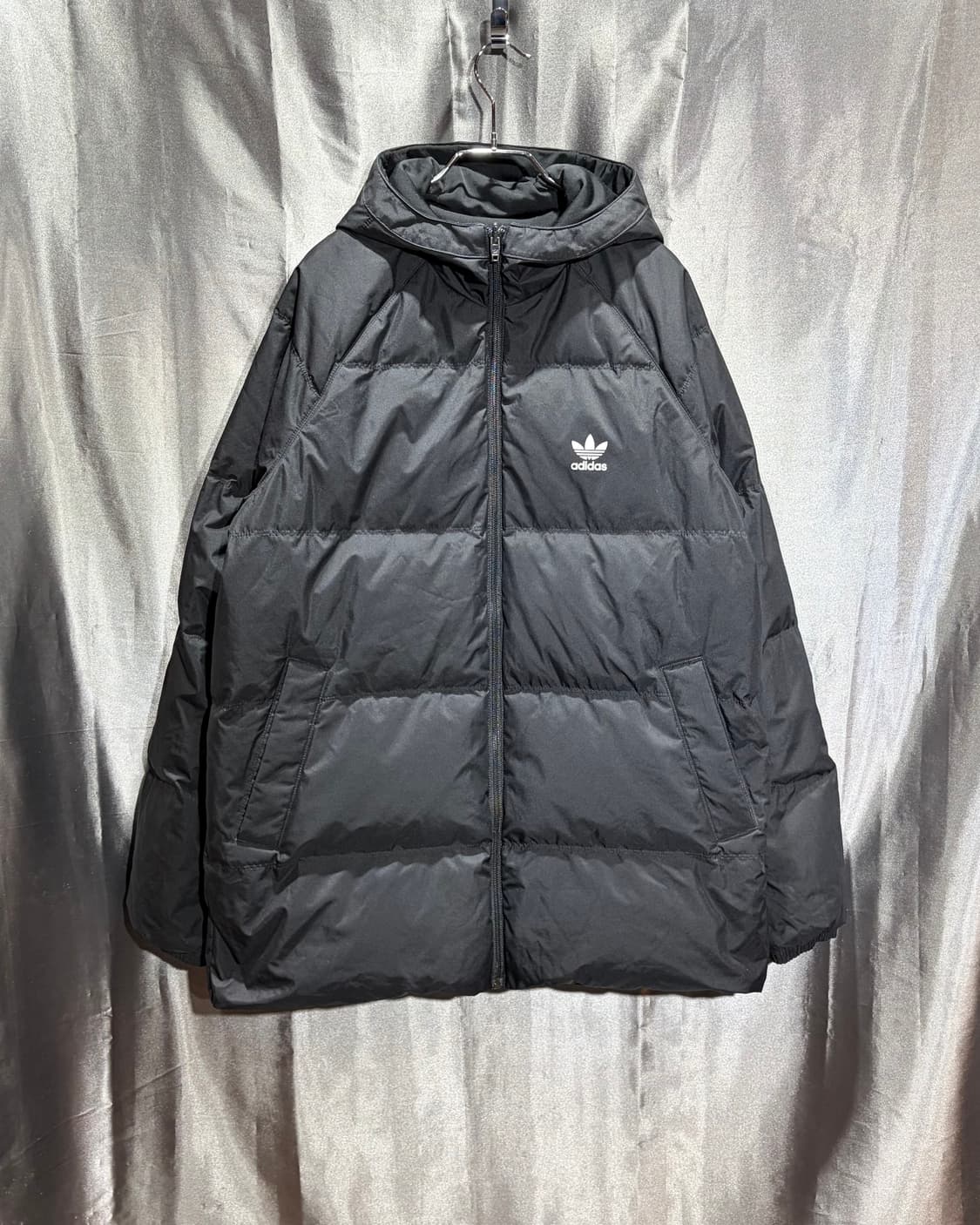 L 아디다스 파이어버드 블랙 후디 패딩 상품이미지2