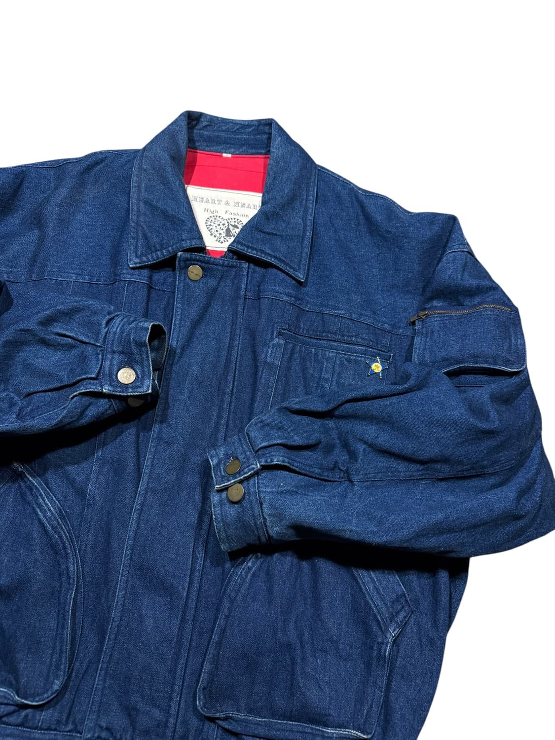 Vintage 빈티지 3pocket 데님 블루종 상품이미지2