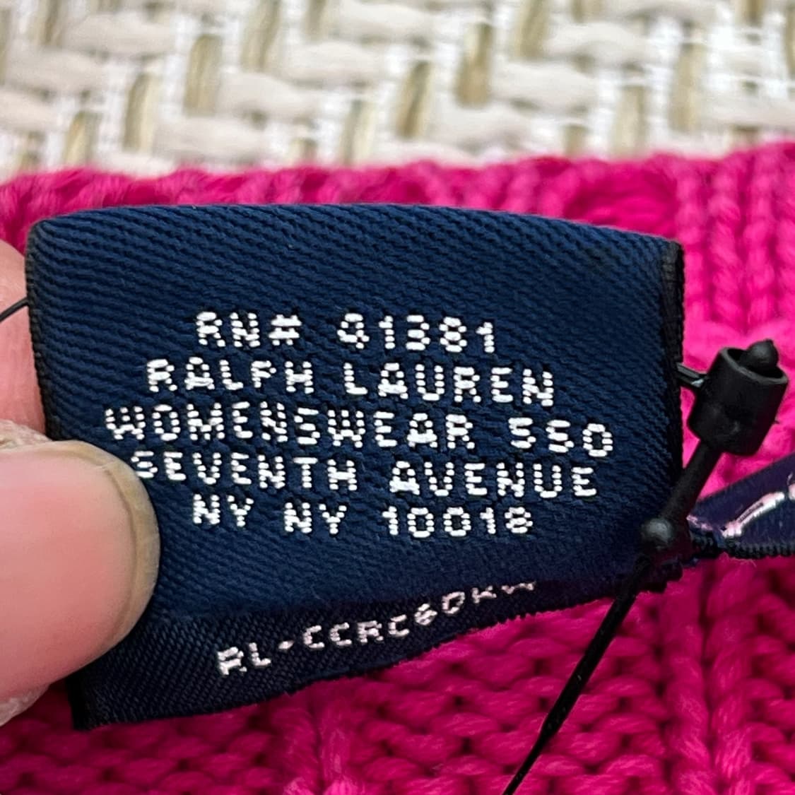 랄프로렌 브이넥 꽈배기 니트 r2147 상품이미지7