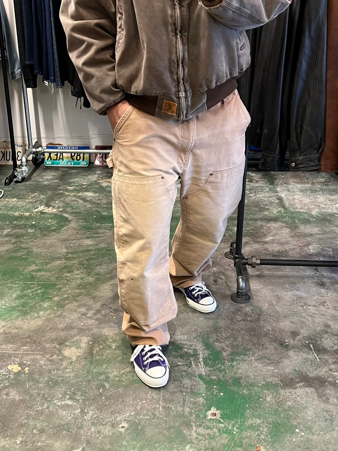 [38x30] 칼하트 B01 BRN 더블니 워크팬츠 메이드 USA 미제 상품이미지4