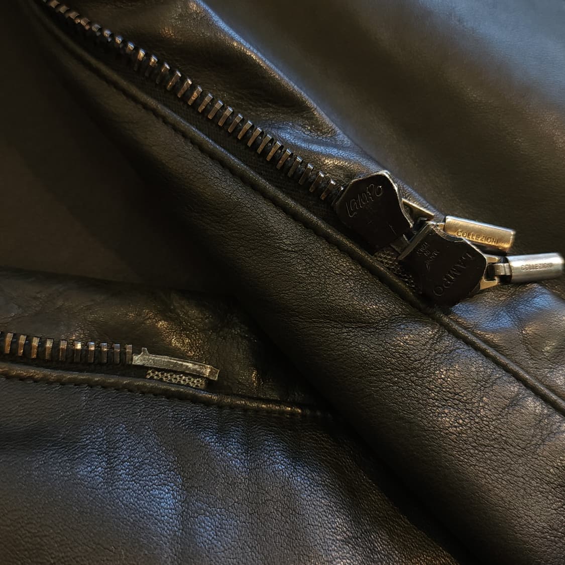 아르마니 레더 카코트 송가지 가죽자켓 레더 워크자켓 50 상품이미지8