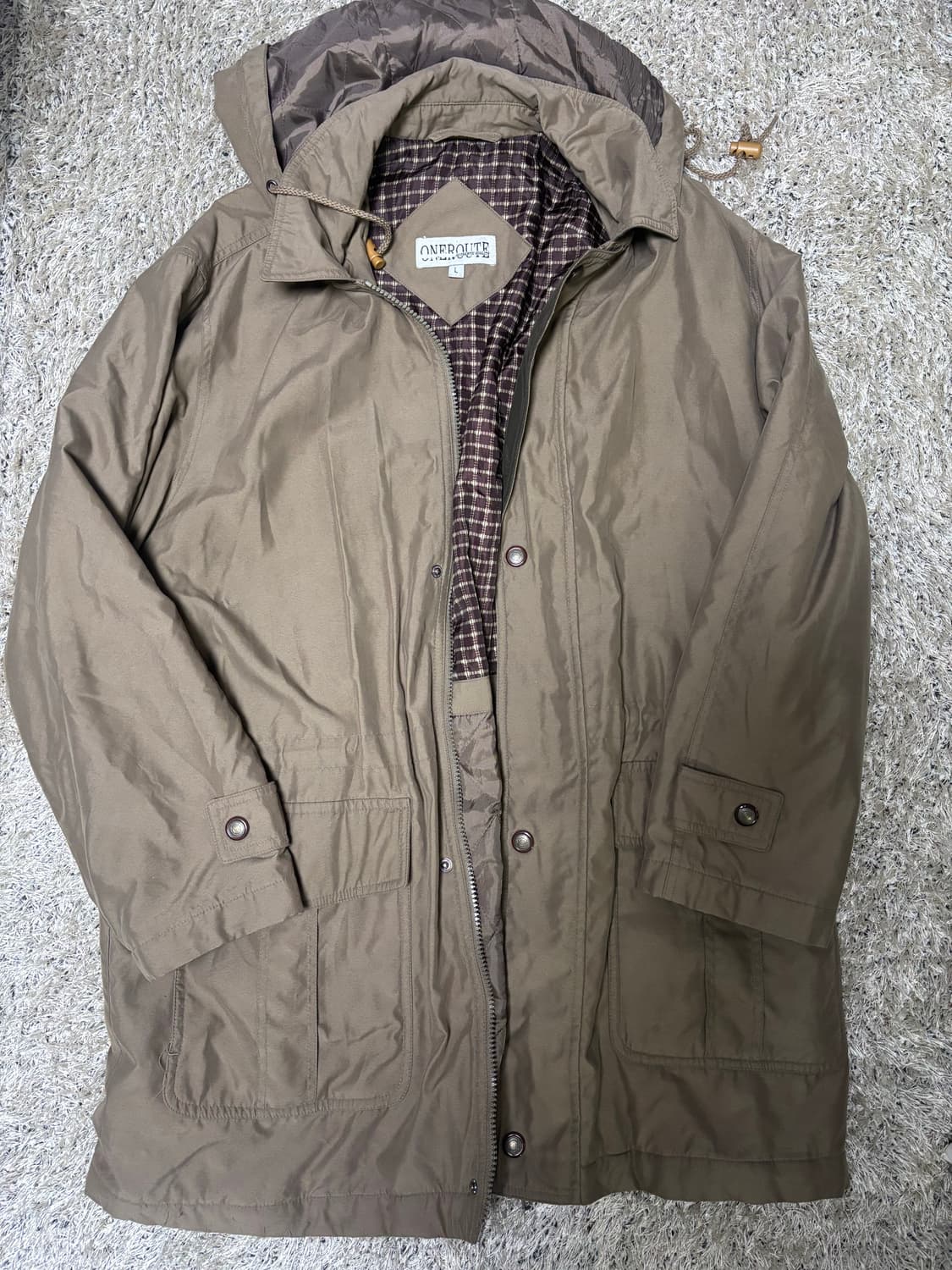 일본판 폴리 후드 자켓 사이즈 105-110 상품이미지1