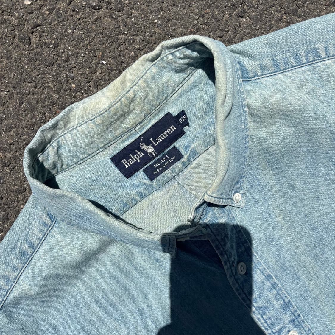 올드 폴로 랄프로렌 데님 셔츠 상품이미지3