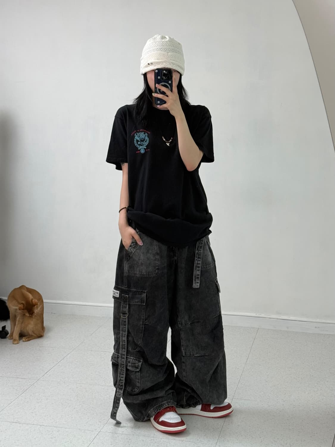 오베이 오버핏 반팔티 상품이미지4