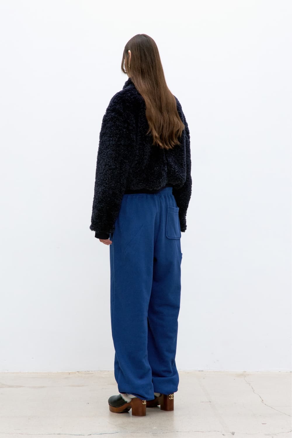 coor 크롭 퍼 재킷 미디움  상품이미지4