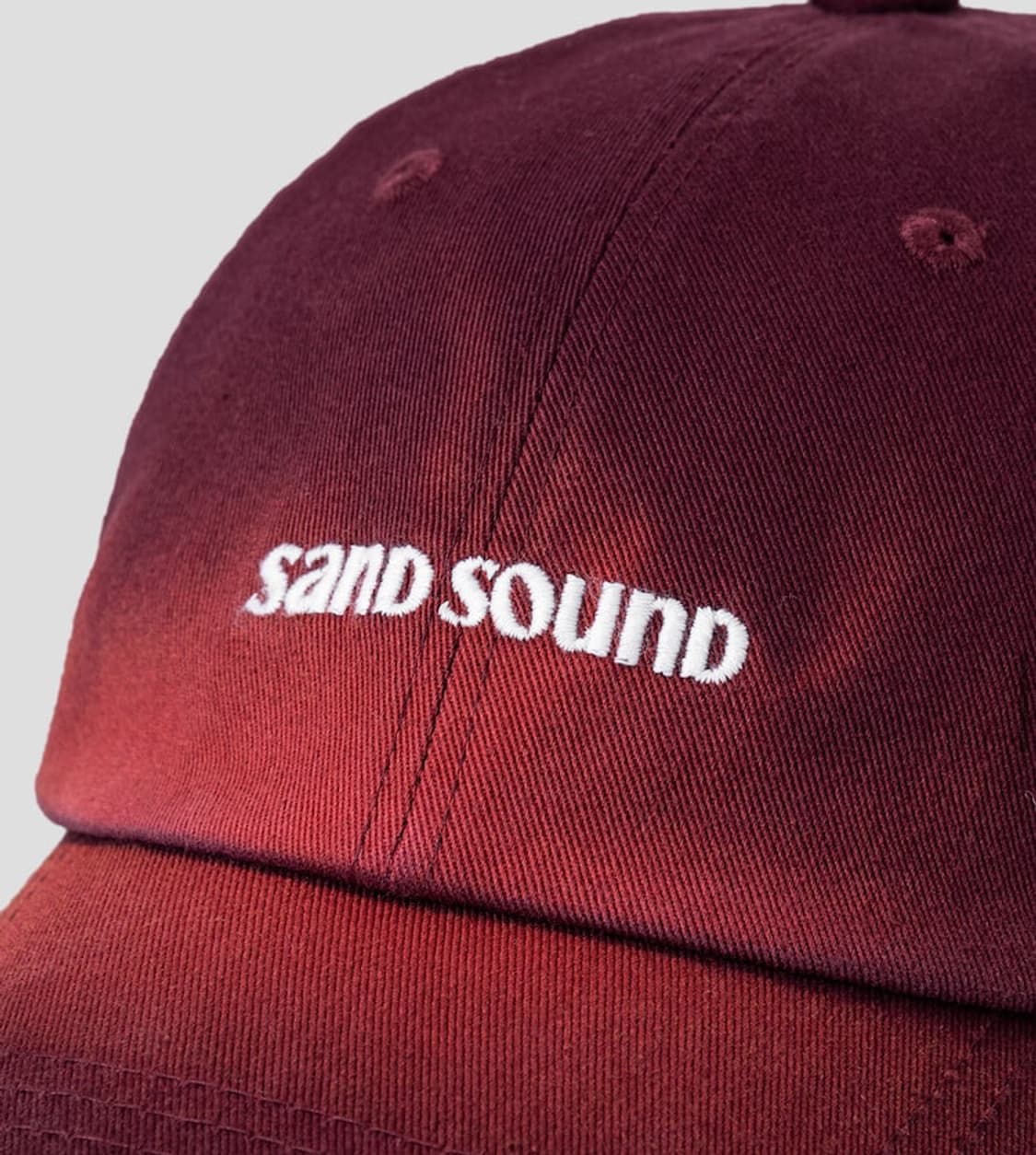 샌드사운드 코튼 워싱 볼캡 레드 상품이미지2