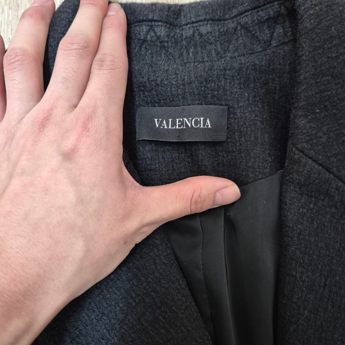 발렌시아 여성 울 싱글 코트  상품이미지4