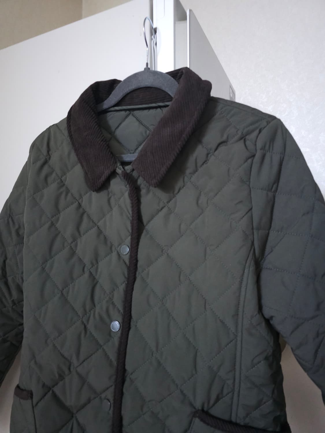 릴리젼 퀼팅 자켓 여성용 올리브 상품이미지2