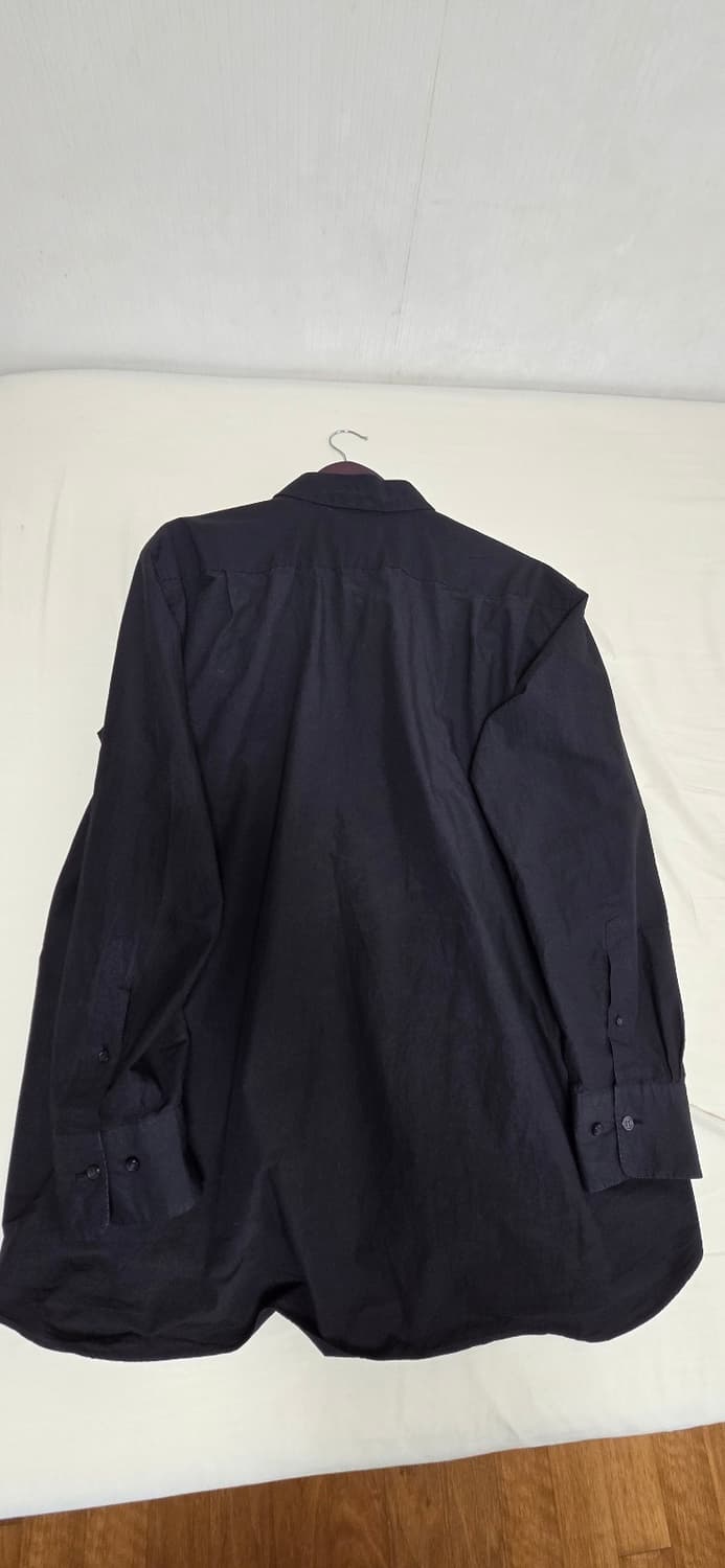 [M] 요코사카모토 레귤러 카라 셔츠 블랙 상품이미지4