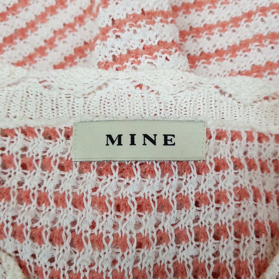 한섬 마인 스트라이프 반팔 니트 F사이즈 상품이미지5