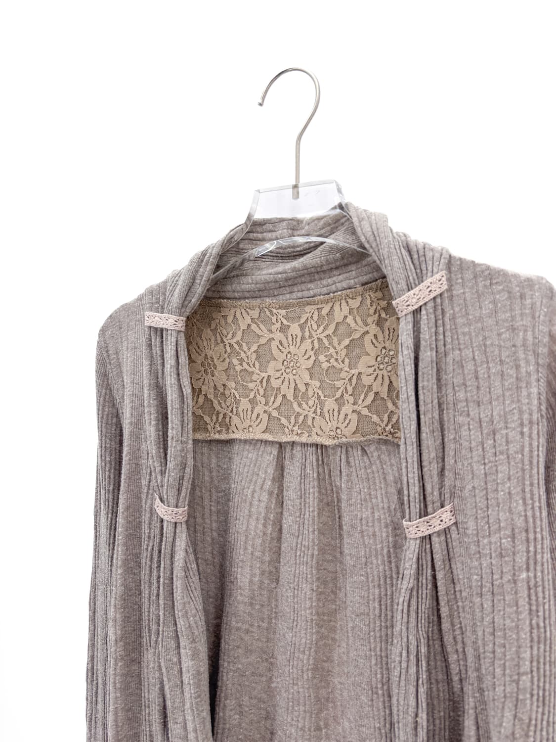 빈티지 레이스 주름 가디건 상품이미지5