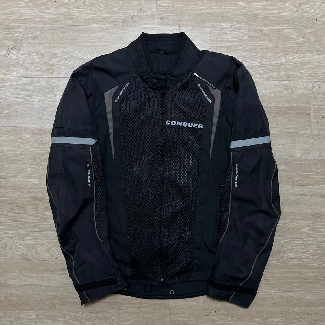 컨쿼 코듀라 메쉬 라이딩 바이커 자켓 [블랙] L/100 상품이미지1