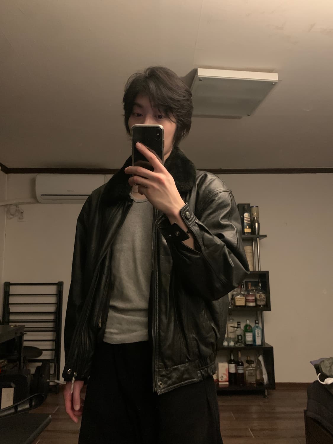 입는 순간 제임스 딘… 빈티지 레더 항공점퍼 가죽 재킷 자켓 레더 상품이미지2