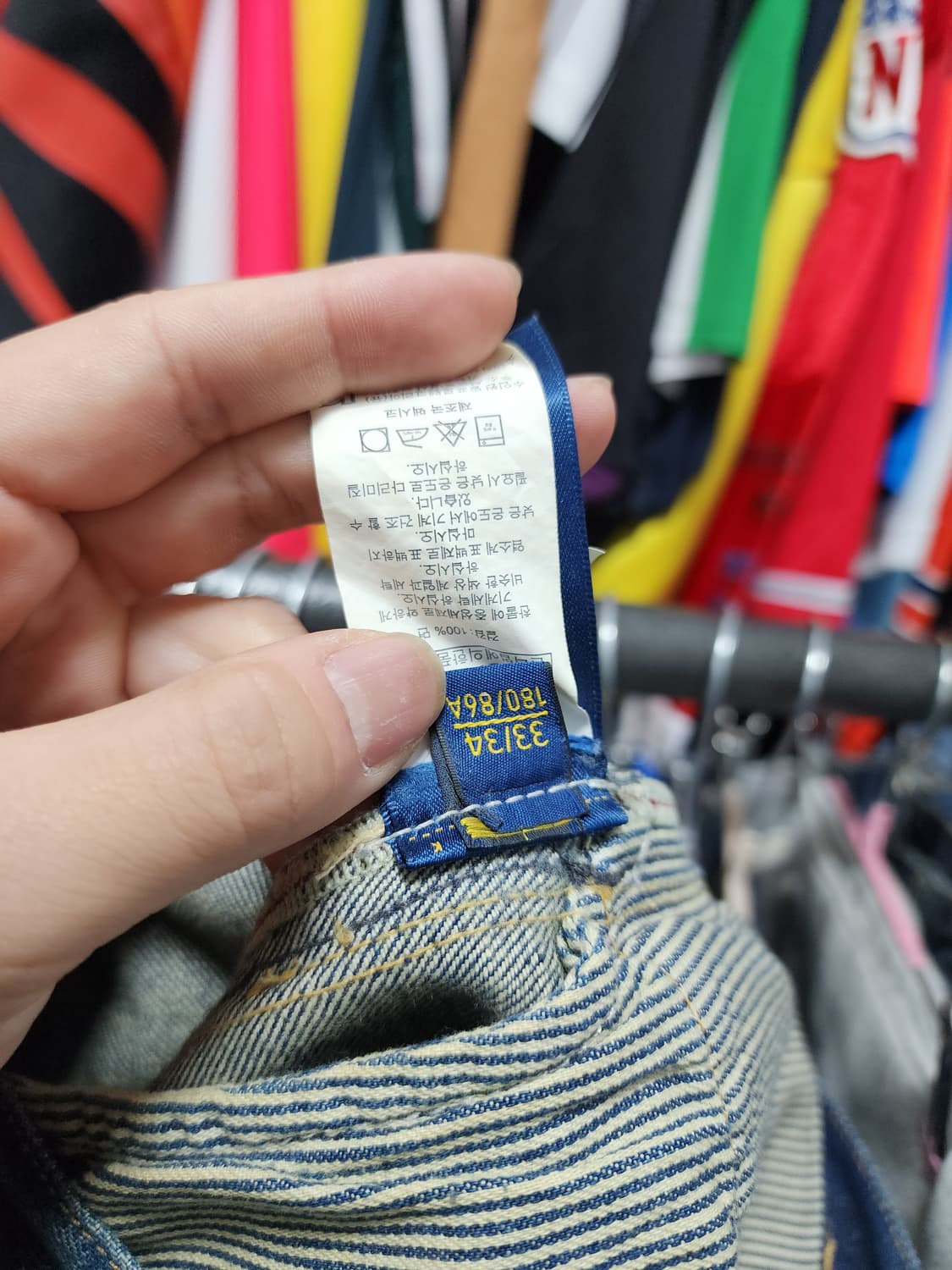 폴로랄프로렌 셀비지 데님 청바지 상품이미지5