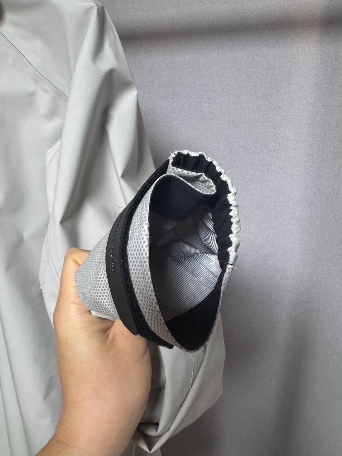 [XL]앤드원더 퍼텍스 쉴드 레인자켓 라이트그레이 상품이미지3