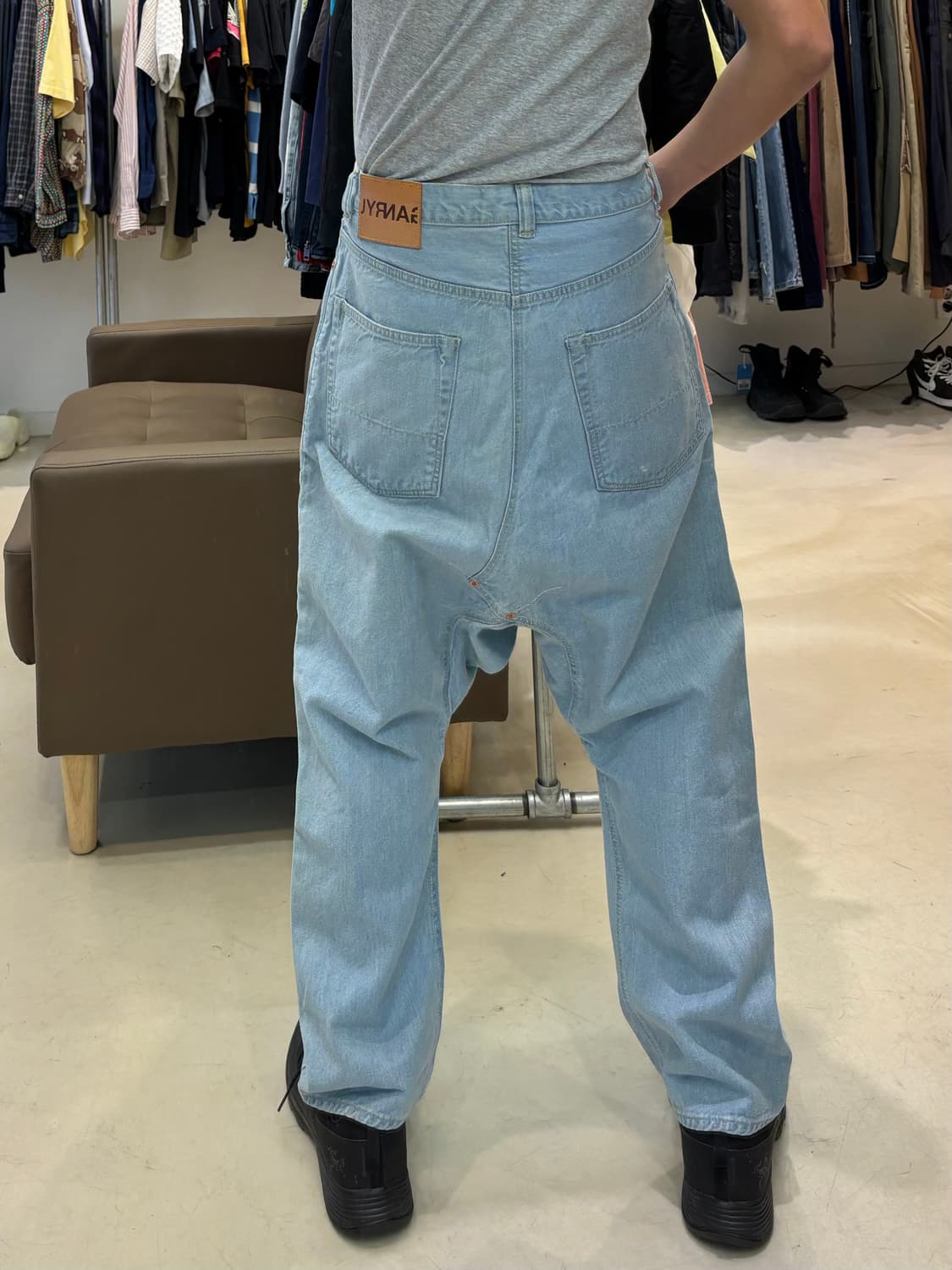 꼼데가르송 간류 사루엘 데님 팬츠 상품이미지7