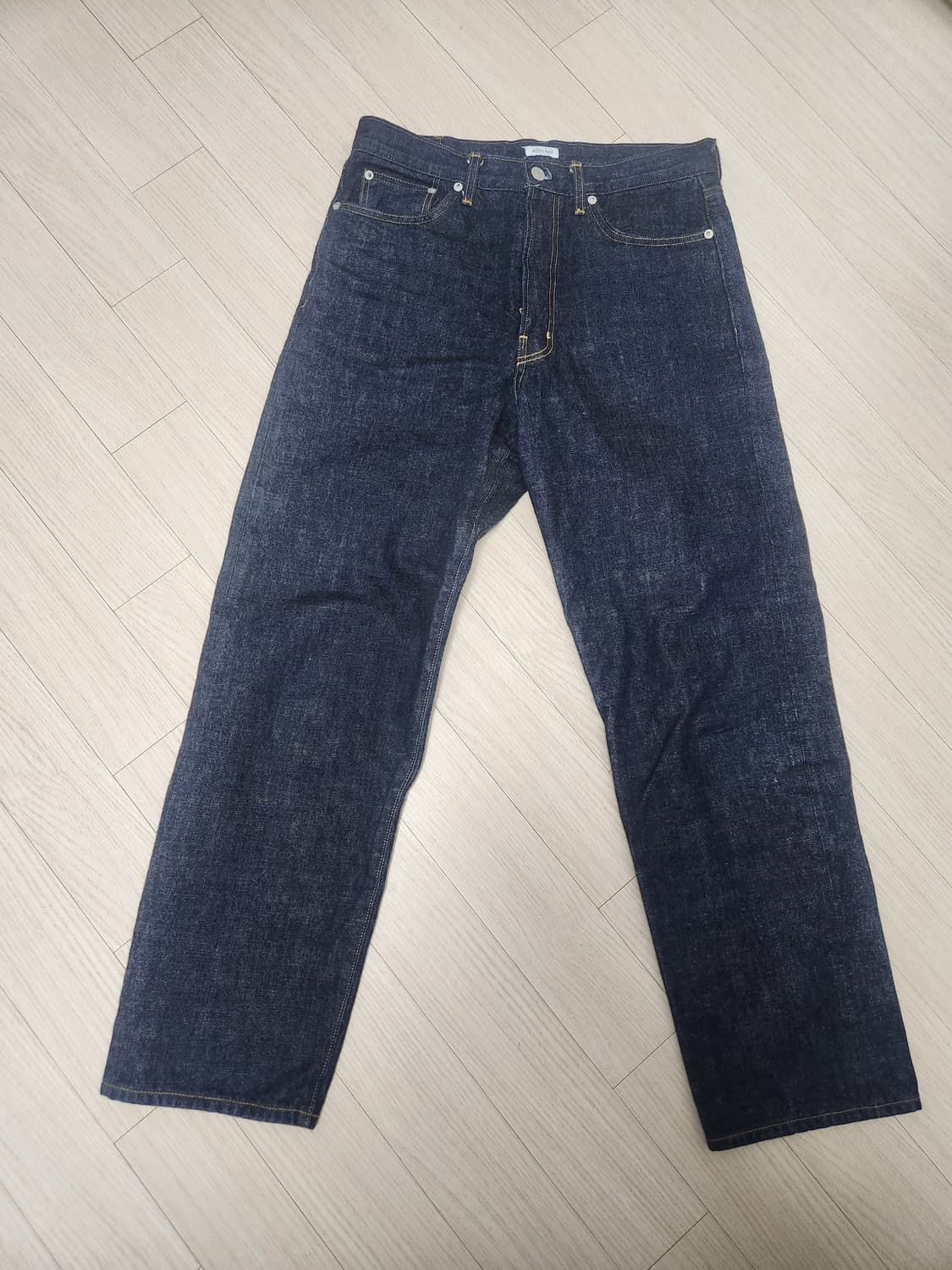 우드비 5p 셀비지 루즈테이퍼드데님 1사이즈 상품이미지1