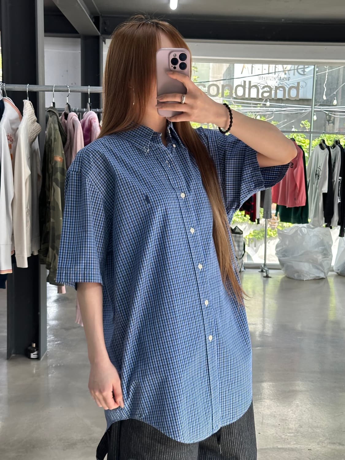 폴로랄프로렌 클래식핏 체크 반팔셔츠 상품이미지2