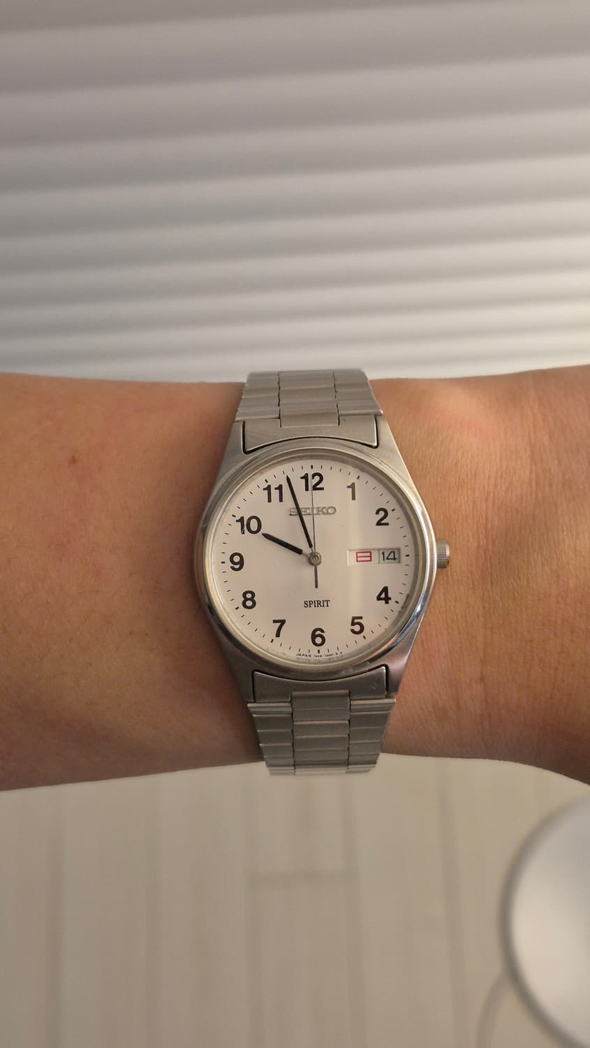 90's Seiko Arabic Index Quartz Daydate 상품이미지6