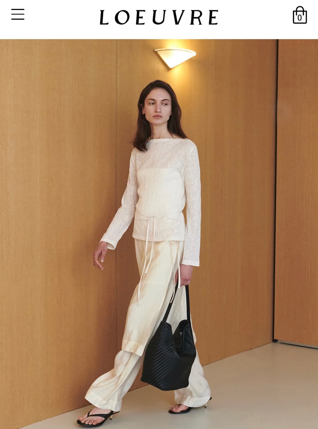 루에브르 Crease Jersey Top 상품이미지4