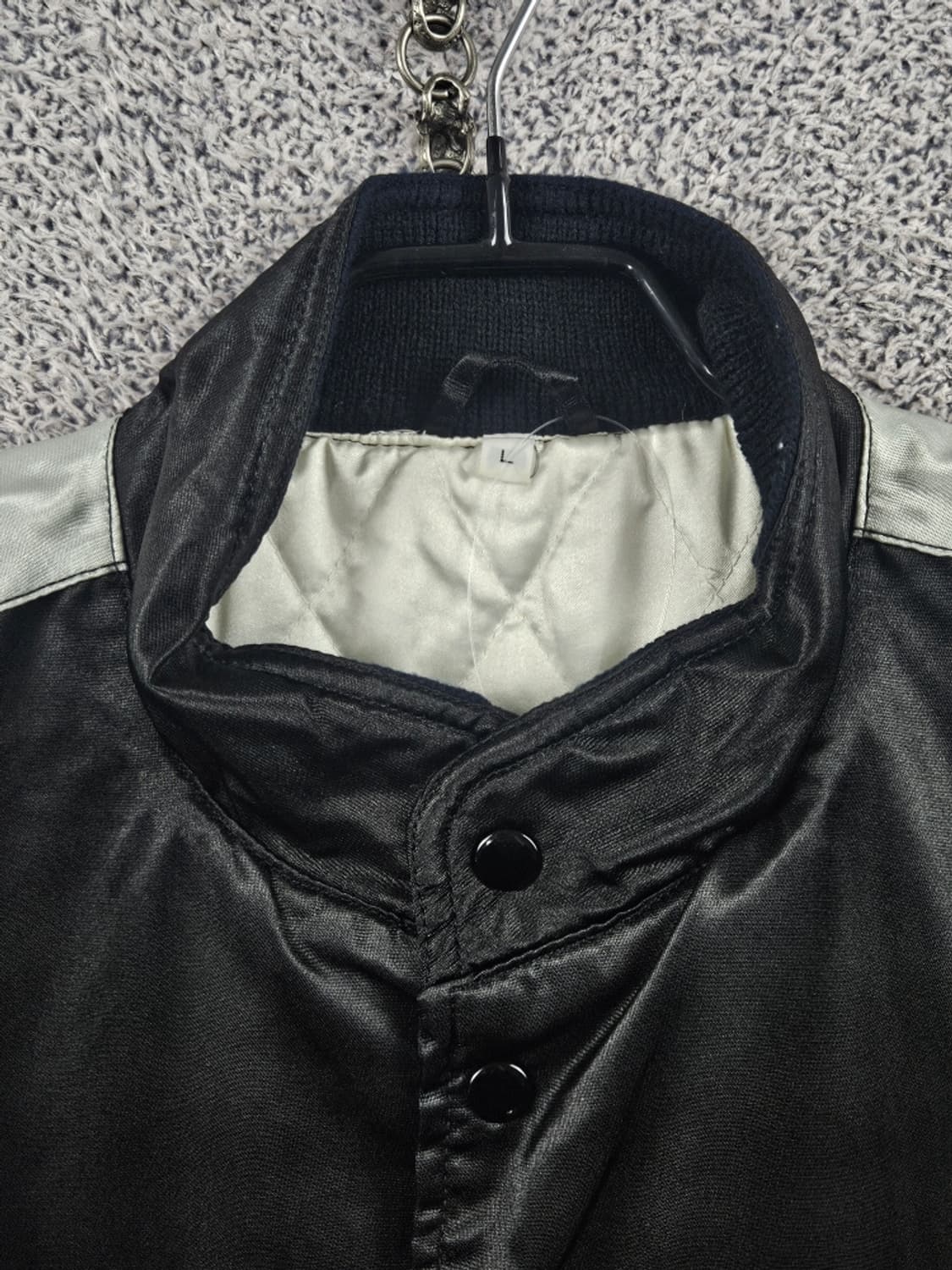 산토리 몰츠비어 베이스볼 팀 새틴 바시티 자켓 ( L ) / 11207 상품이미지10