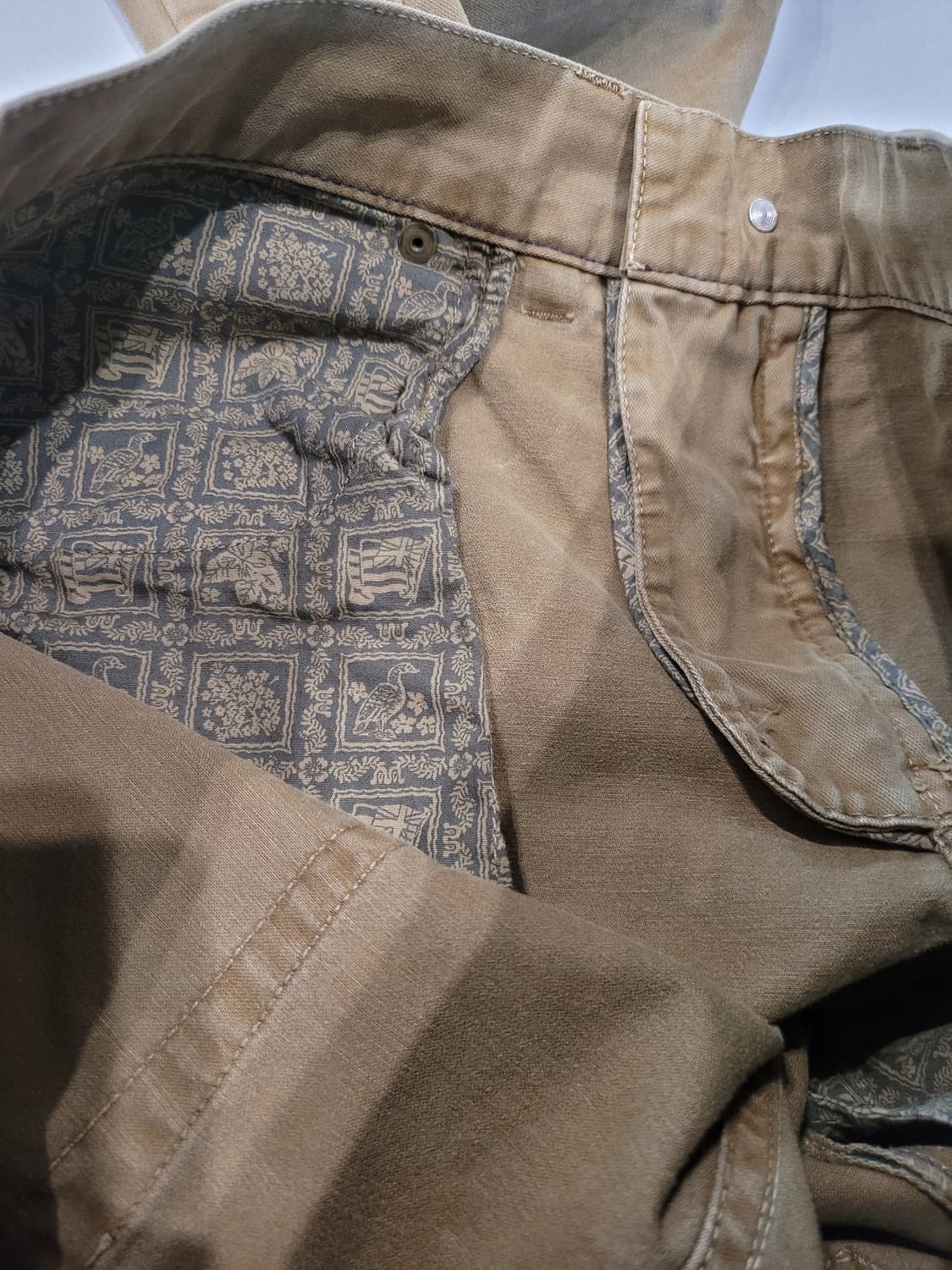 🐪 하와이의 햇살을 머금은, 레인스푸너 카멜 브라운 프렌치 팬츠 상품이미지6