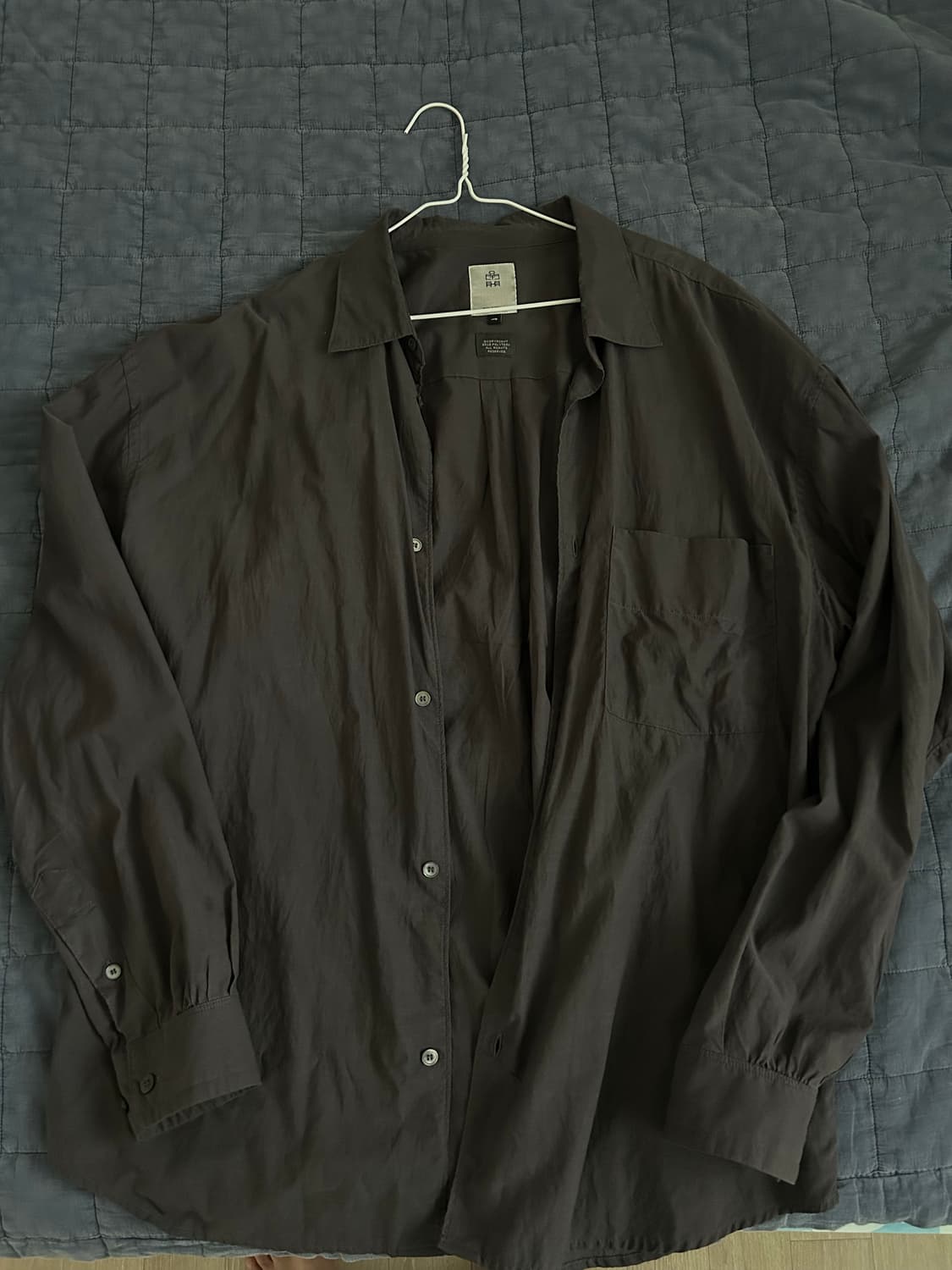 (4) 24ss 폴리테루 텐코 셔츠 퍼플 그레이 퍼그 상품이미지1