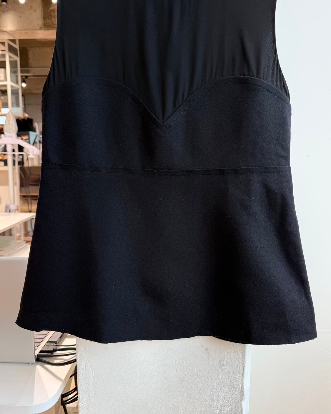 마르니 블랙 레이온 슬리브리스  상품이미지6