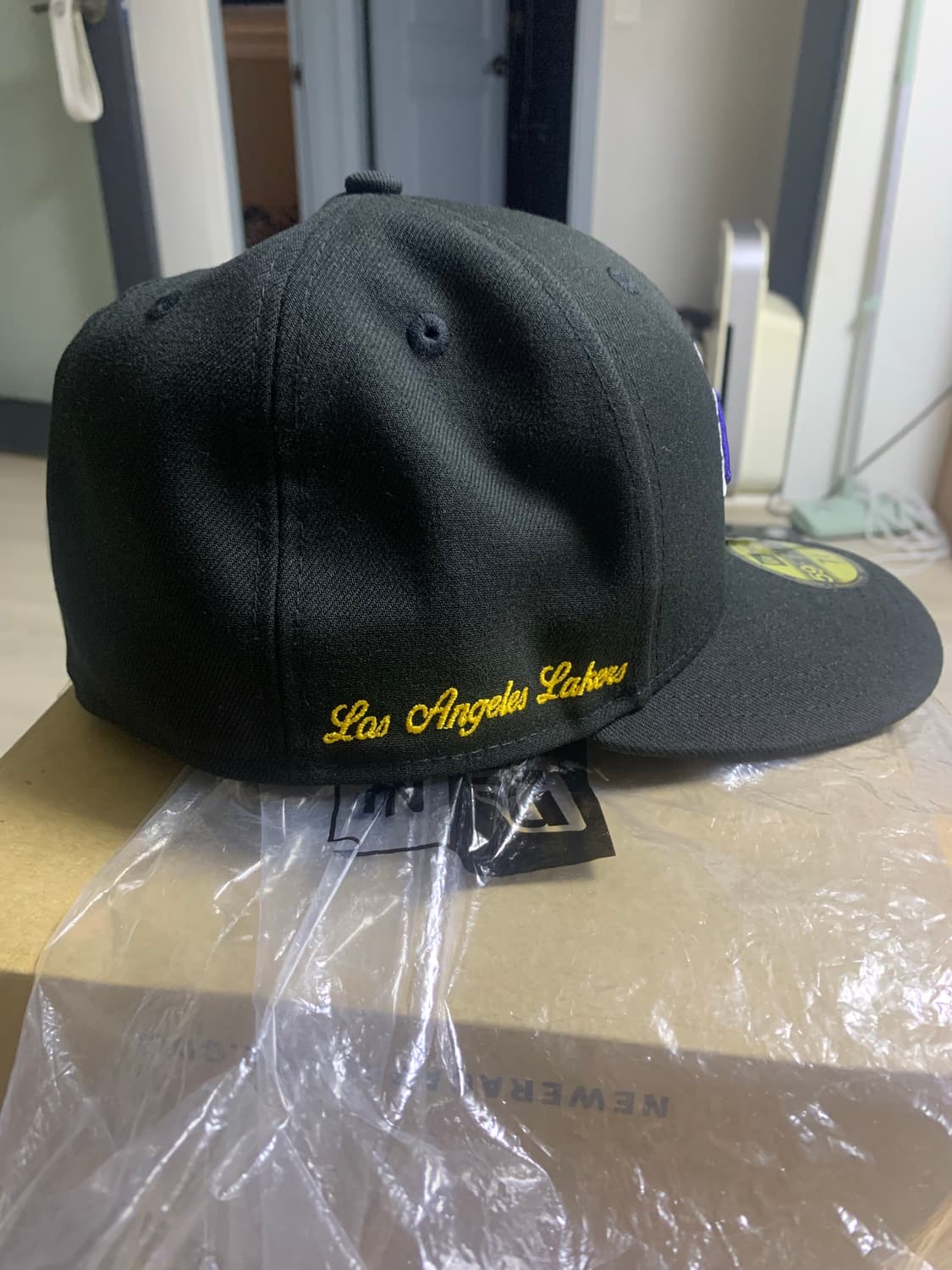 NBA LA 레이커스 59FIFTY 베이직 사이즈캡 블랙 상품이미지2