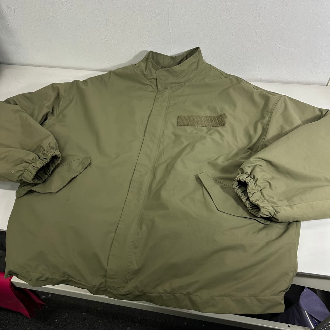 L ETHOS 카키 M65 숏 파카 점퍼 상품이미지1