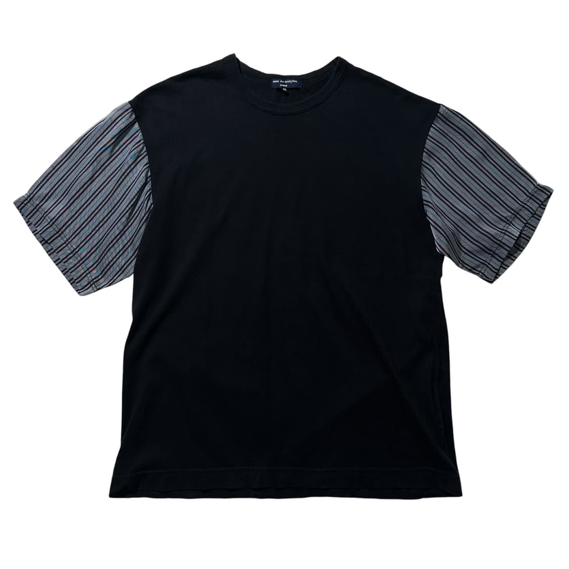 꼼데가르송 옴므 스트라이프 슬리브 반팔 티셔츠 상품이미지1