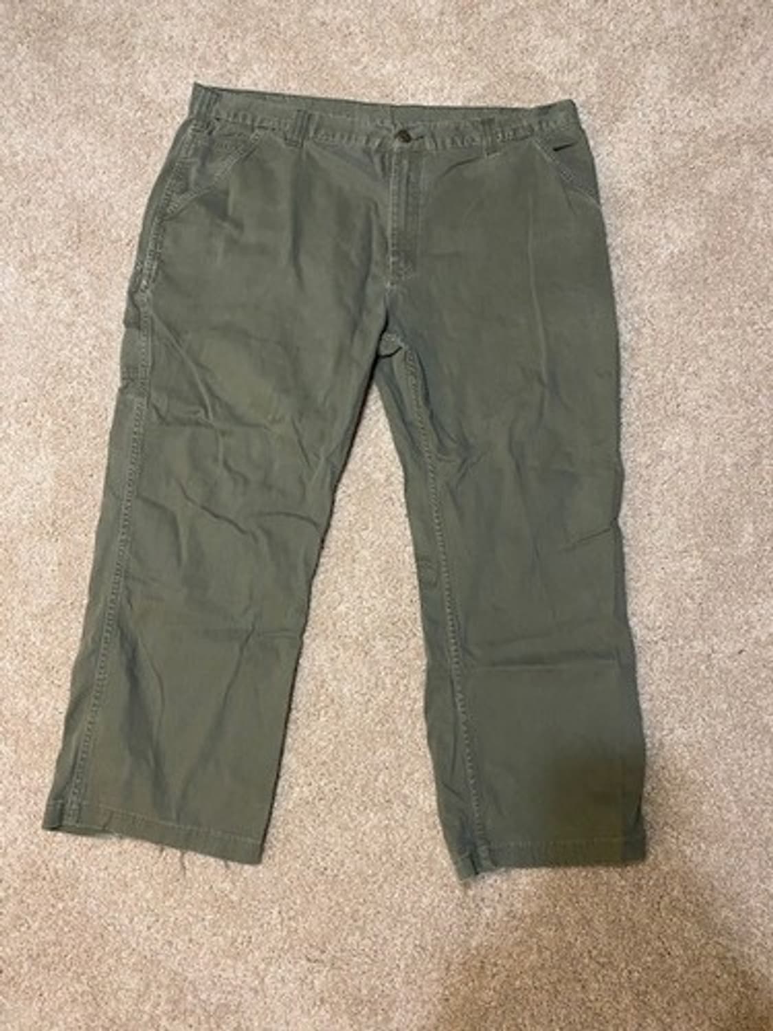 칼하트 올리브 카펜터 워크팬츠 42x30 상품이미지1