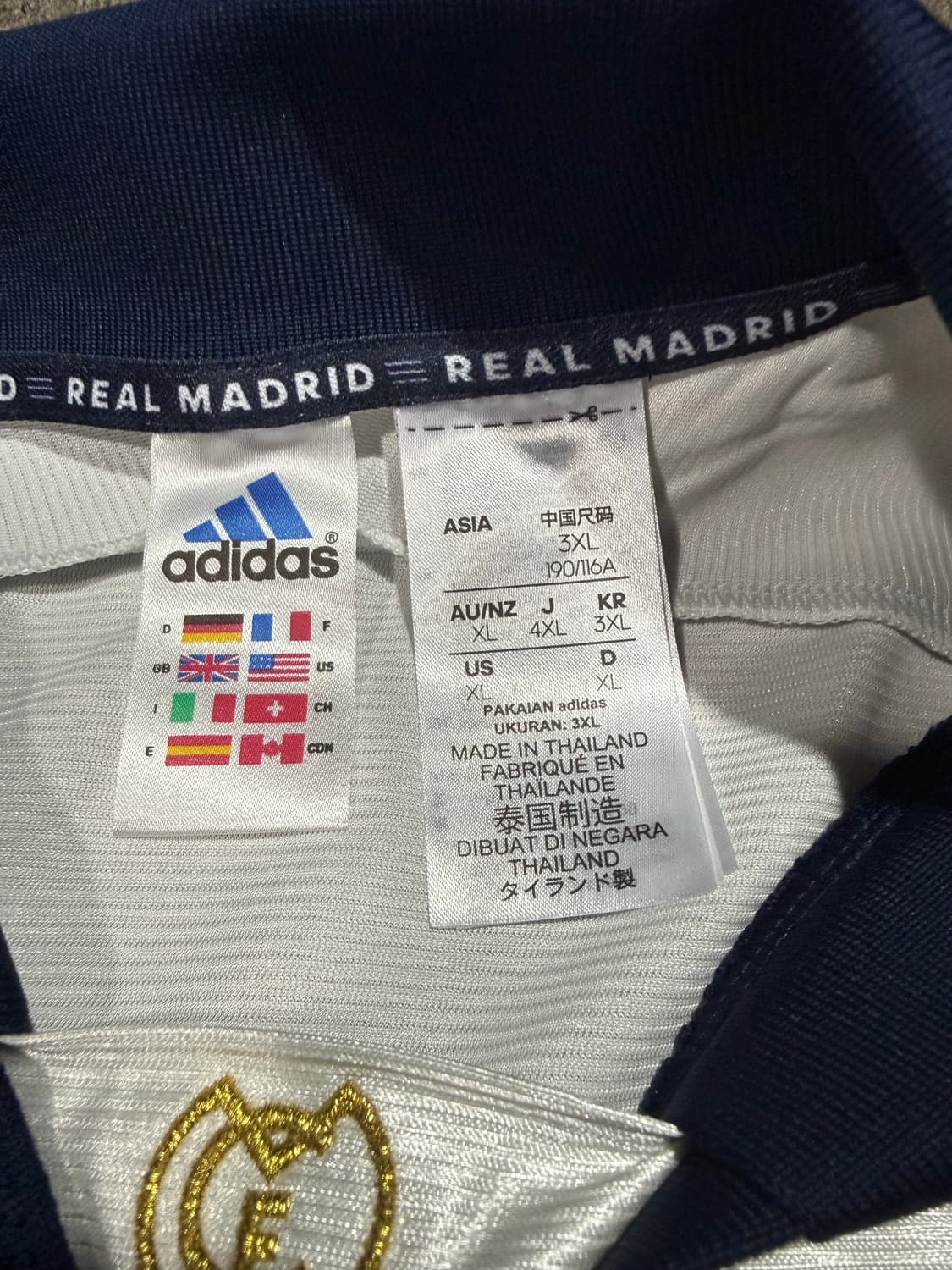 Adidas 아디다스 레알마드리드 99/00 레트로 홈 져지 상품이미지4