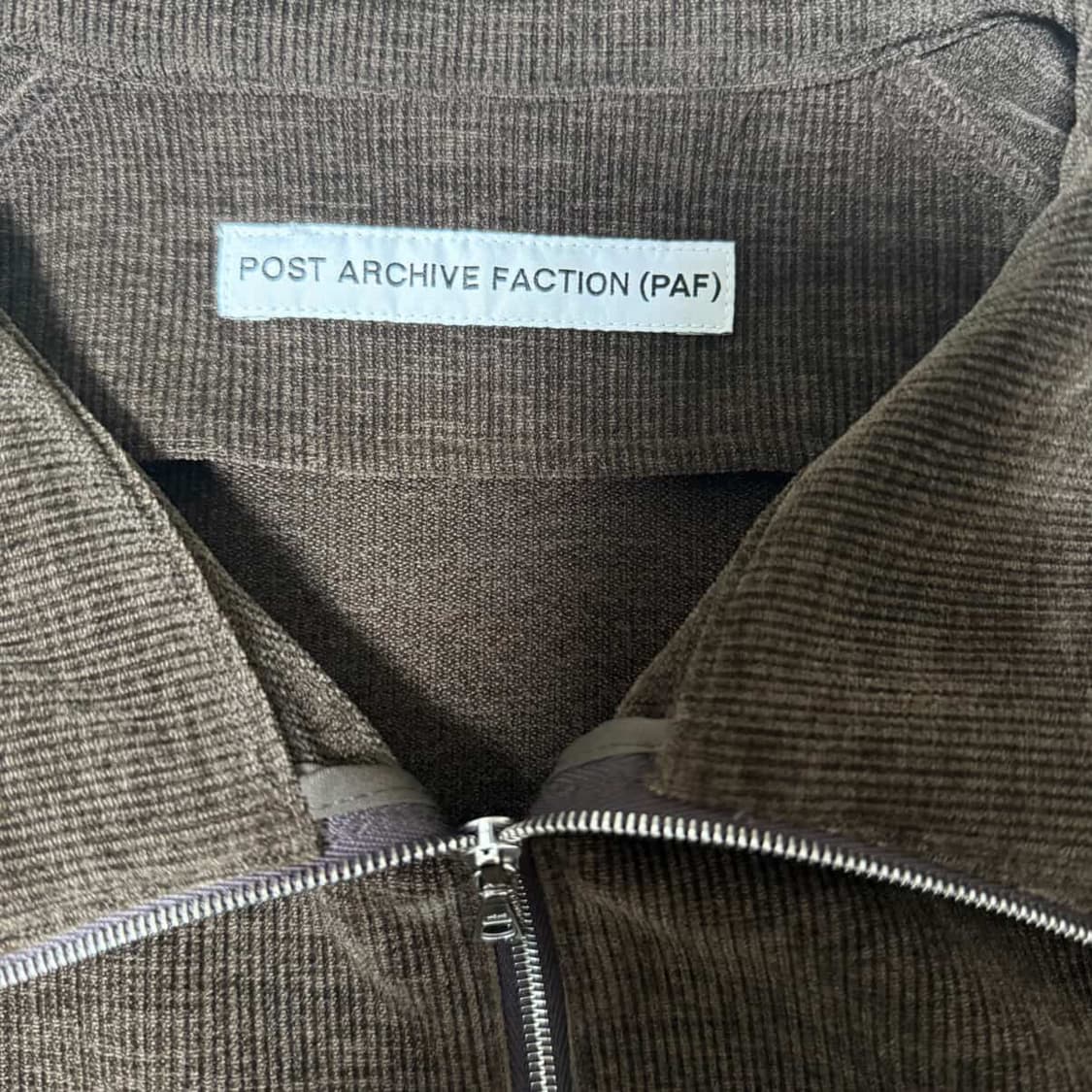 POST ARCHIVE FACTION (PAF) 모스 자켓 브라운 상품이미지3