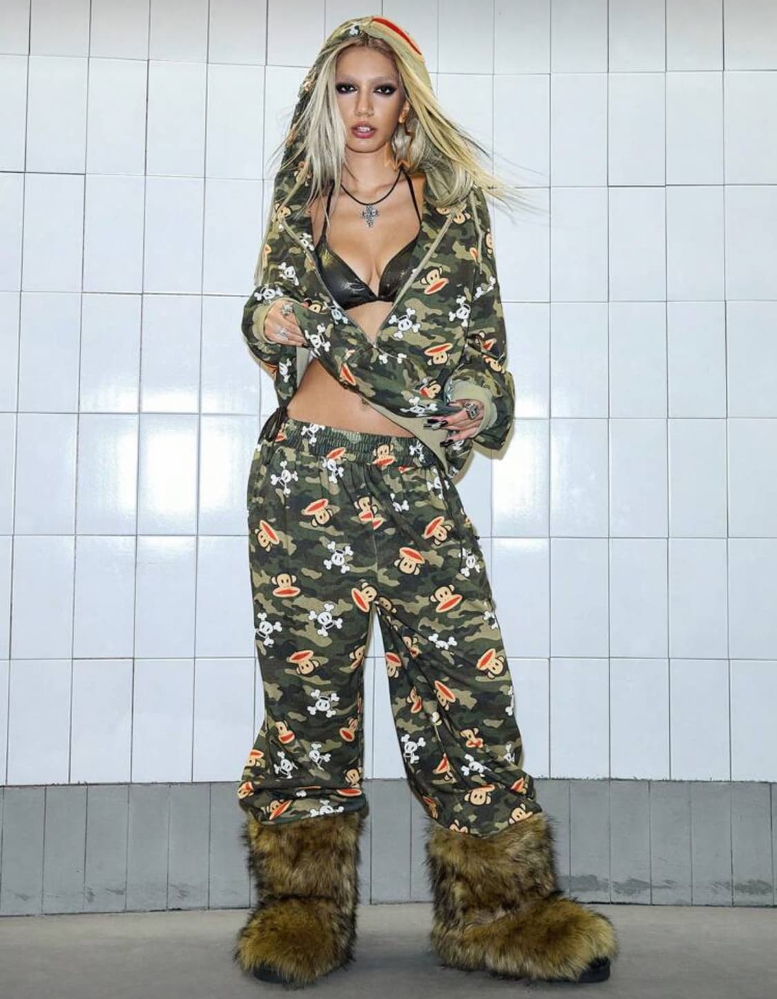 폴 프랭크 후드집업 상품이미지1