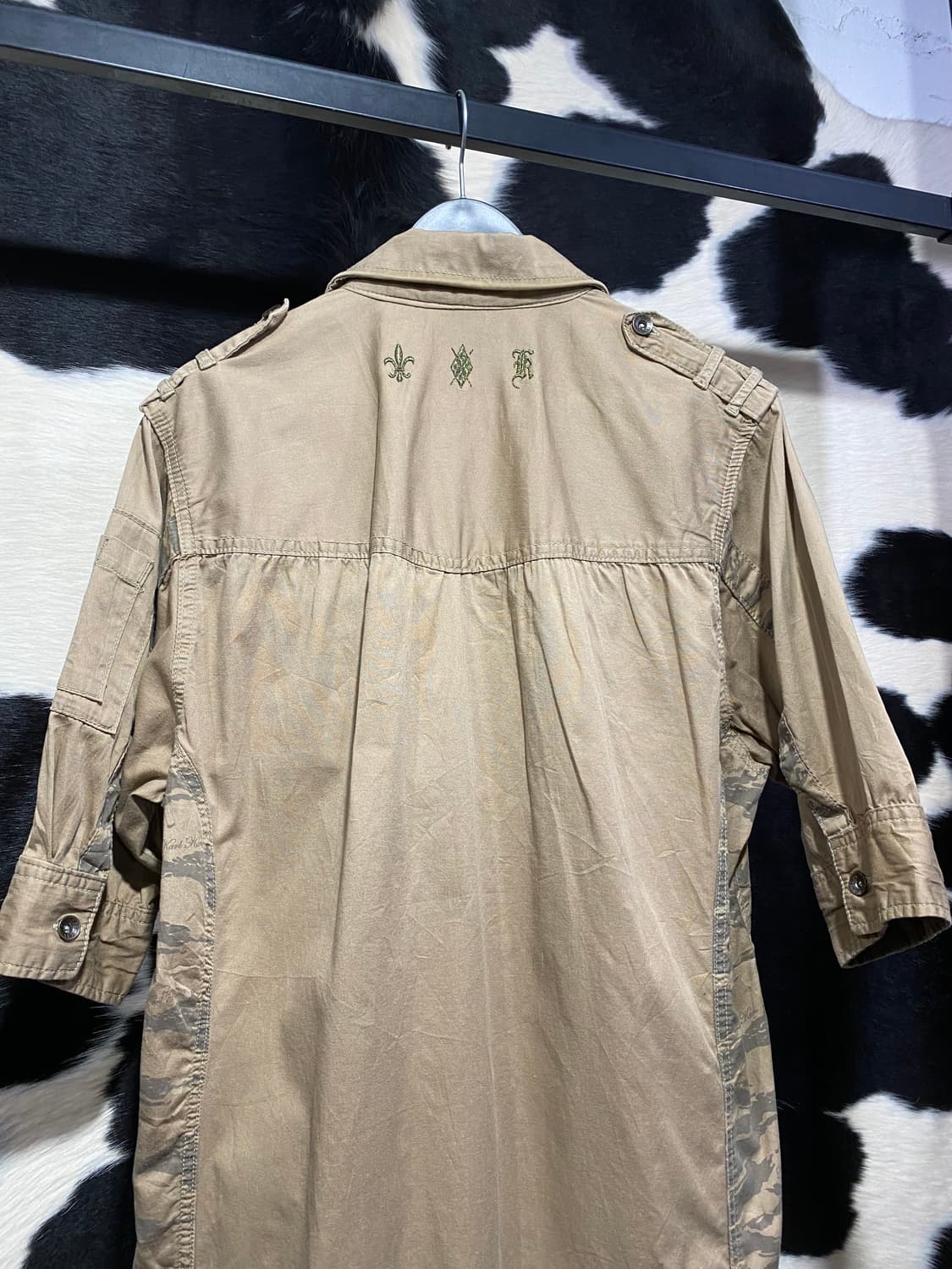 Kani 밀리터리 배색 반팔셔츠 상품이미지5