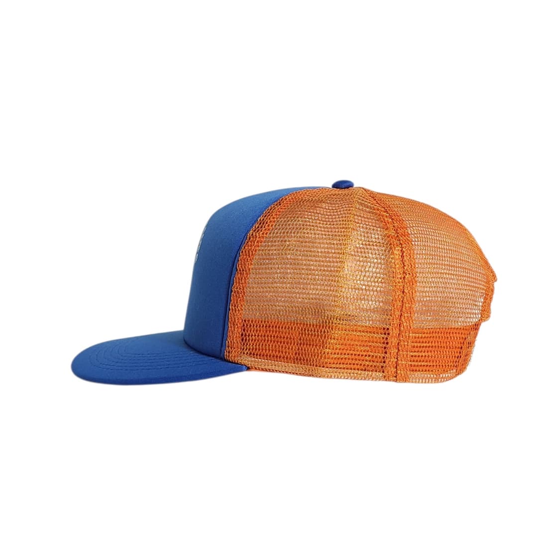 stussy) 00s 스투시 글로벌 루츠 트러커 캡 블루/오렌지 상품이미지3